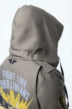 Women’s Byreviy Grey M-65 Field Jacket -Us Military Jacket Womens Byreviy M 65 Field Jacket