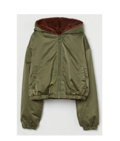 Women’s Green Reversible Military Jacket