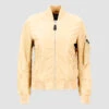 Women’s Ma-1 Apricot Bomber Jacket