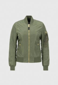 Women’s Ma-1 Green Bomber Jacket