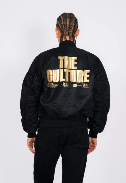 Women’s Ma-1 The Culture Black Bomber Jacket 3 Women’s Ma-1 The Culture Black Bomber Jacket