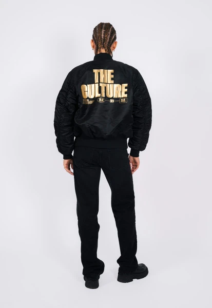 Women’s Ma-1 The Culture Black Bomber Jacket 5 Women’s Ma-1 The Culture Black Bomber Jacket - Image 3