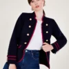 Women’s Megan Navy Blue Military Parade Jacket 2 Women’s Megan Navy Blue Military Parade Jacket -Us Military Jacket Womens Megan Navy Blue Military Parade Jacket