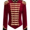 Womens Military Vintage Red Parade Jacket