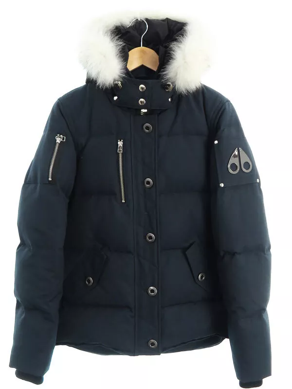 Women’s Moose Knuckles Navy Blue Parka Military Jacket 3 Women’s Moose Knuckles Navy Blue Parka Military Jacket