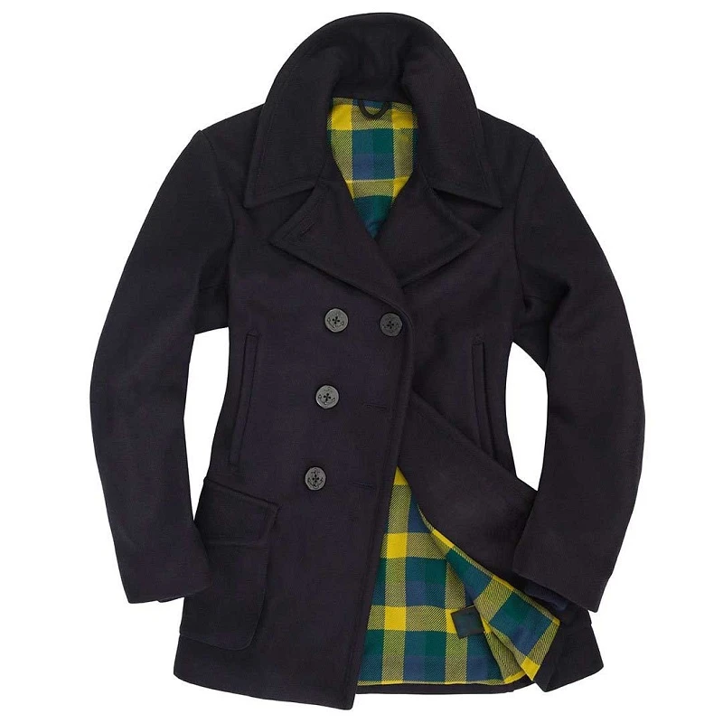 Women’s Navy Blue Wool Peacoat 3 Women’s Navy Blue Wool Peacoat