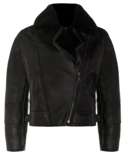 Women’s Ramsey Warmer B3 Black Sheepskin Flying Jacket