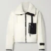 Women’s Shell-trimmed Shearling Jacket