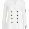 Women’s White Cotton Pea Coat 1 Women’s White Cotton Pea Coat -Us Military Jacket Womens White Cotton Pea Coat