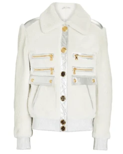 Women’s White Shearling Jacket