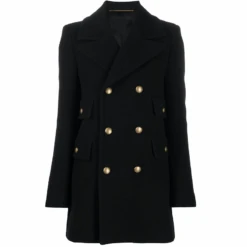 Women’s Naval Black Vintage Peacoat