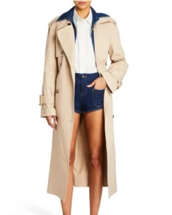 York Convertible Oxford Cotton Trench Coat