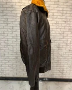 Navy G-1 Lambskin Jacket  -Us Military Jacket antique bison top gun g 1 jacket 9 scaled 1