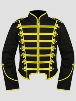 Black & Yellow Military Parade Jacket