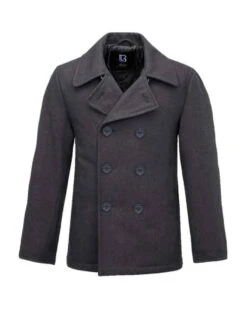 Brandit Grey Anthracite Pea Coat