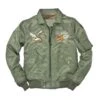 US 7th Air Force Souvenir Green Jacket 2 US 7th Air Force Souvenir Green Jacket -Us Military Jacket cockpit usa us 7th air force souvenir jacket 1