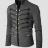 Genuo Retro Military Parade Men Jacket