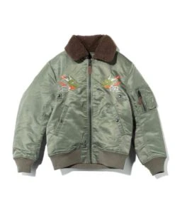 Custom Japan Embroidery Olive Jacket