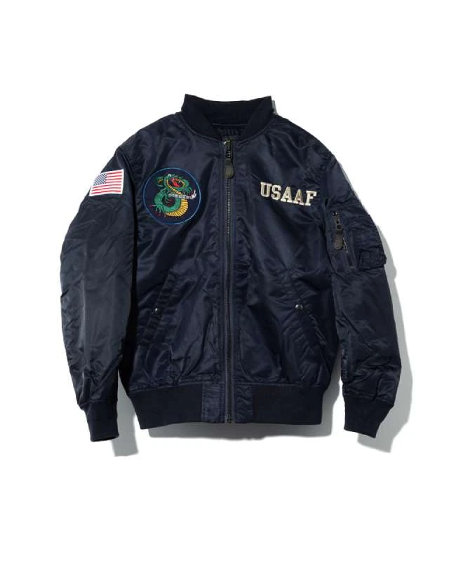 Custom MA-1 F-15 Eagle Embroidery Jacket 3 Custom MA-1 F-15 Eagle Embroidery Jacket