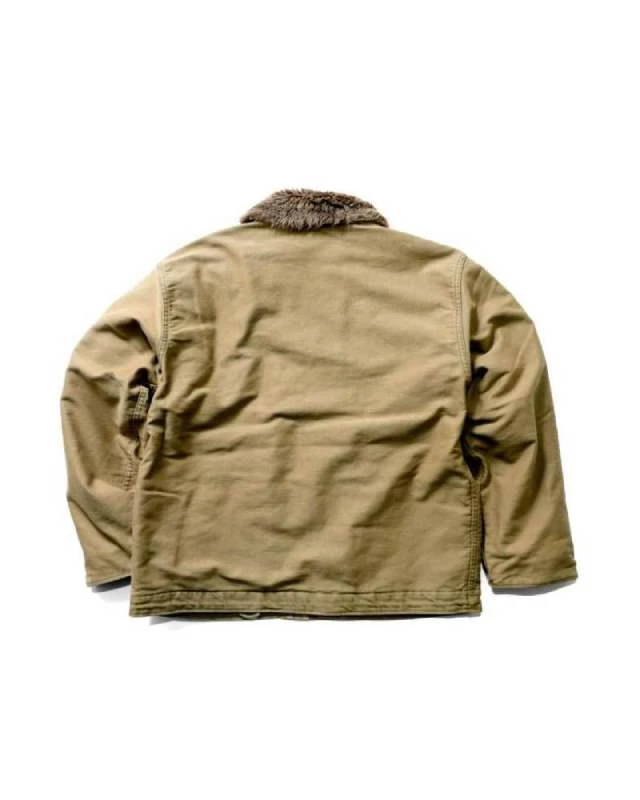 Houston N-1 Deck Khaki Jacket 4 Houston N-1 Deck Khaki Jacket - Image 2