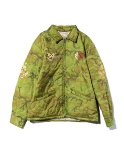 Military Style Vietnam Dragon Quilted Jacket
