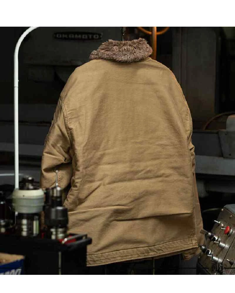 Midway CV-41 N-1 Deck Khaki Jacket 4 Midway CV-41 N-1 Deck Khaki Jacket - Image 2