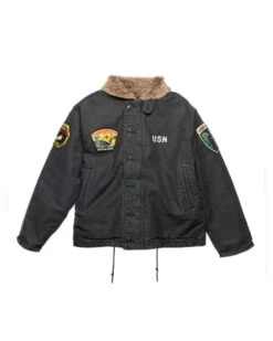 Midway CV-41 N-1 Deck Black Jacket
