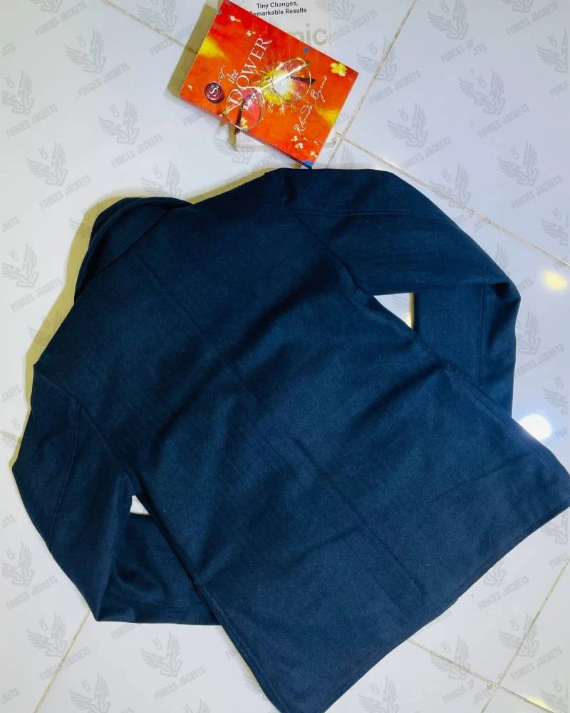 Women’s Navy Blue Wool Peacoat 5 Women’s Navy Blue Wool Peacoat - Image 3