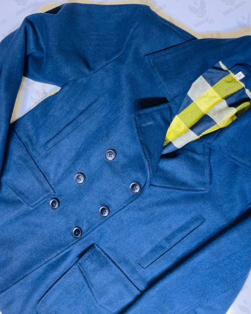 Women’s Navy Blue Wool Peacoat 9 Women’s Navy Blue Wool Peacoat - Image 7