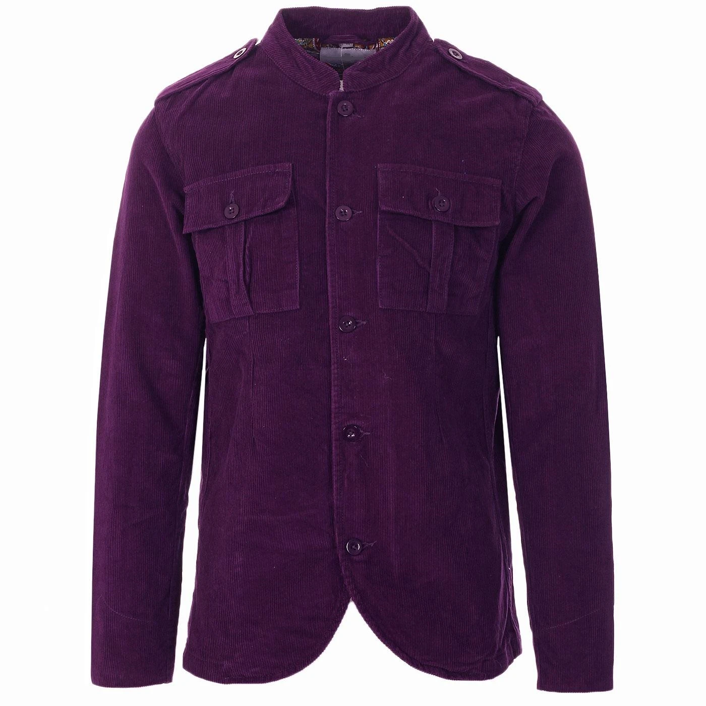 Pepper 60s Mod Cord Military Tunic Jacket 2 Pepper 60s Mod Cord Military Tunic Jacket