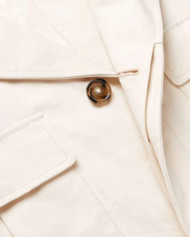 Mojave Cotton And Linen-Blend Field Jacket 5 Mojave Cotton And Linen-Blend Field Jacket - Image 3