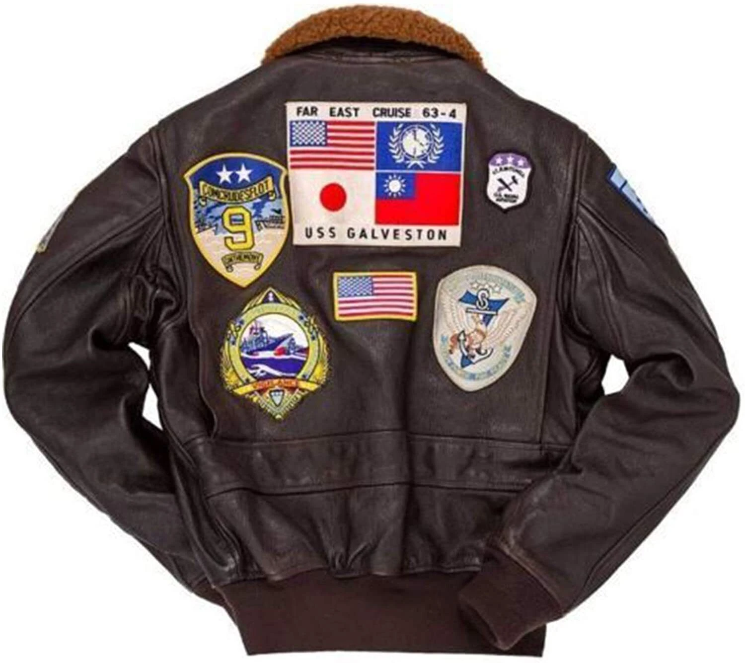 Men’s Top Gun G-1 Leather Jacket 4 Men’s Top Gun G-1 Leather Jacket - Image 2