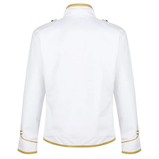 White Gold Military Parade Jacket 4 White Gold Military Parade Jacket - Image 2