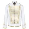 White Gold Military Parade Jacket