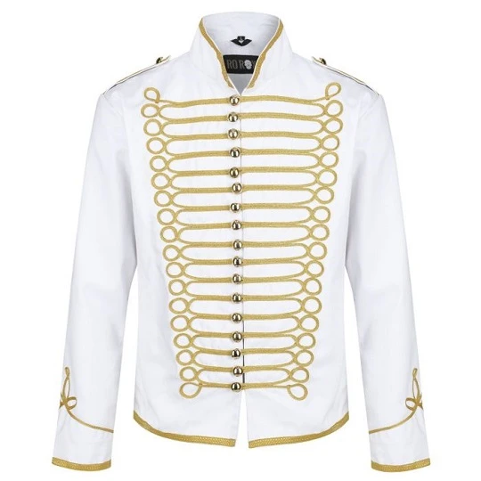 White Gold Military Parade Jacket 3 White Gold Military Parade Jacket